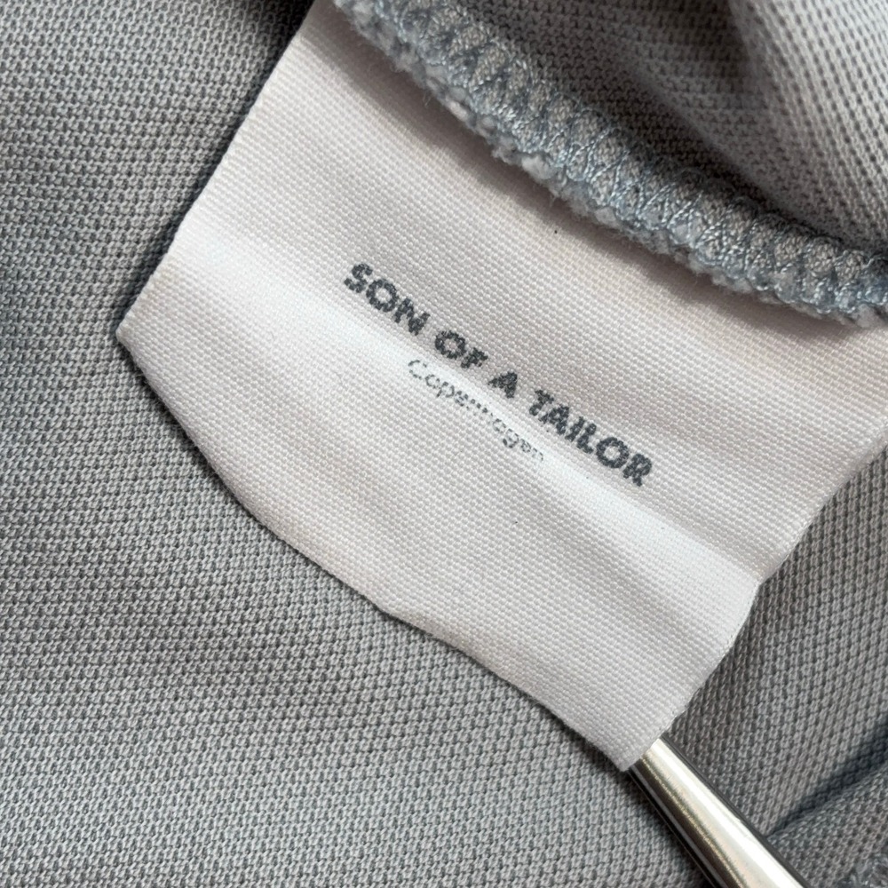 Son Of‎ A Tailor T-Shirt Men's S/M Gray 100% Supima Cotton Crewneck *Stains* - Picture 11 of 13